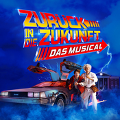 Logo Zurück in die Zukunft mit dem DeLorean