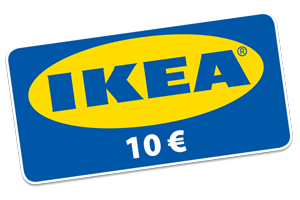 10€ Gutschein von IKEA