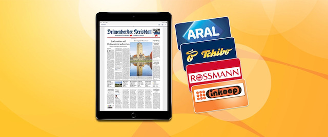 2 Monate die digitale Tageszeitung für 14,90 €/Monat + 5-€-Gutschein