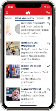 dk News-App, Ansicht 2